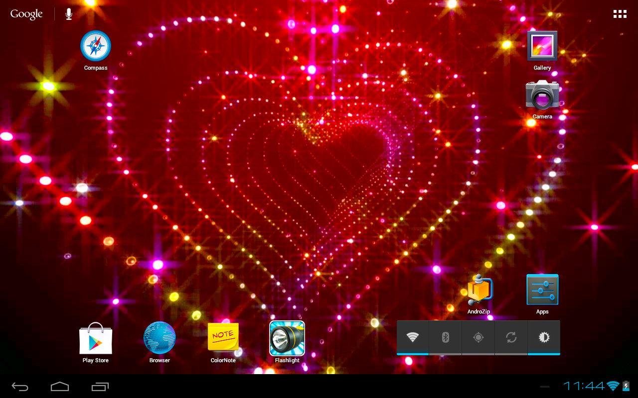 3D Sparkle Glitter Heart Free截图5