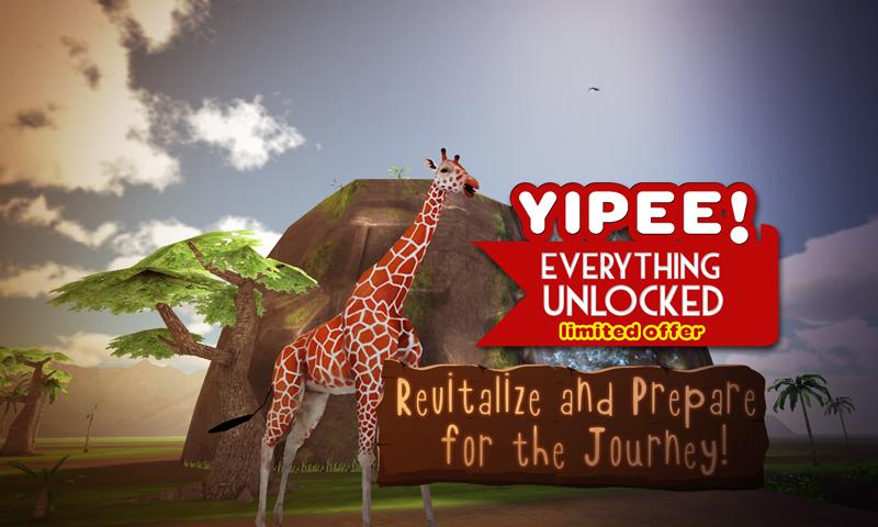 Giraffe Simulator 3D Wildlife截图4