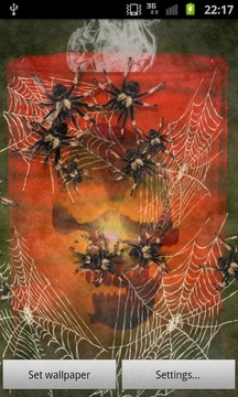 Bloody Spiders Live Wallpaper截图
