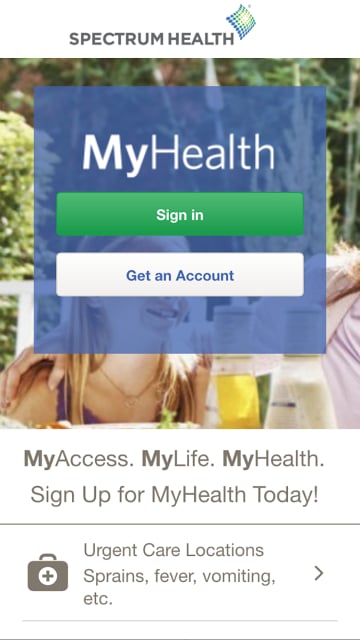 Spectrum Health MyHealth截图3