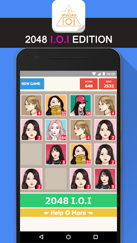 2048 I.O.I KPop Game截图2