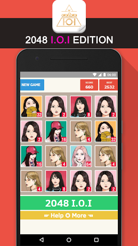 2048 I.O.I KPop Game截图3