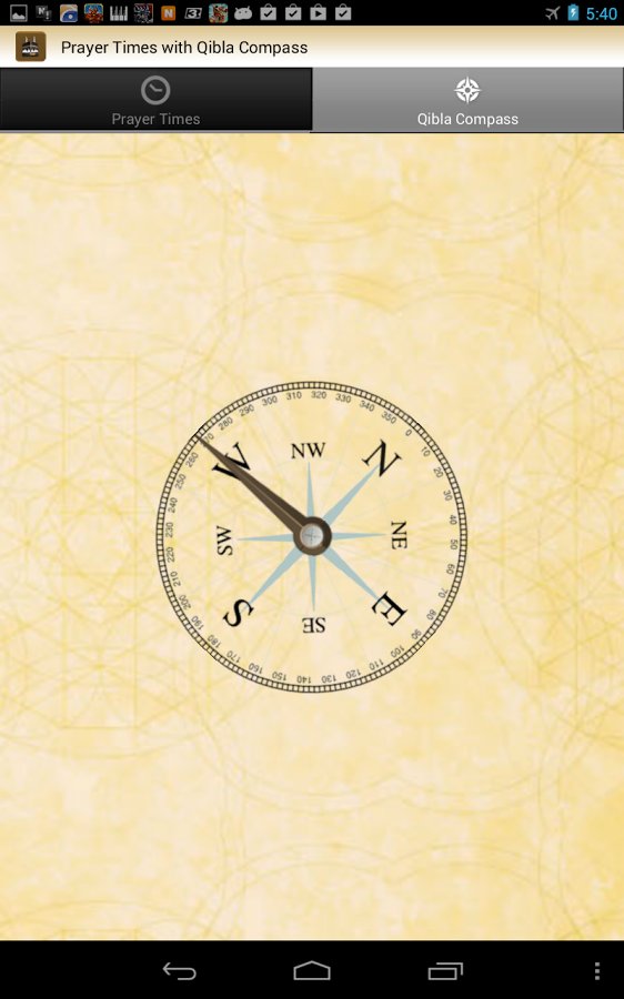 Prayer Times with Qibla Compas截图1