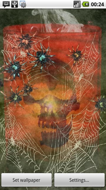 Bloody Spiders Live Wallpaper截图3