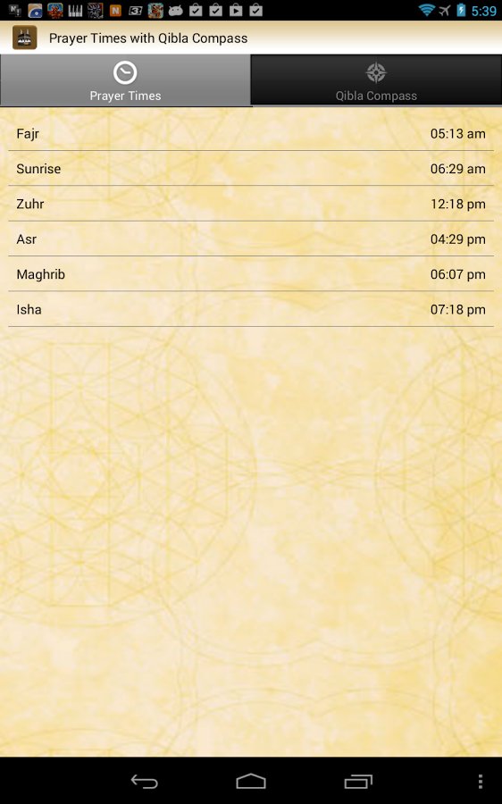 Prayer Times with Qibla Compas截图2