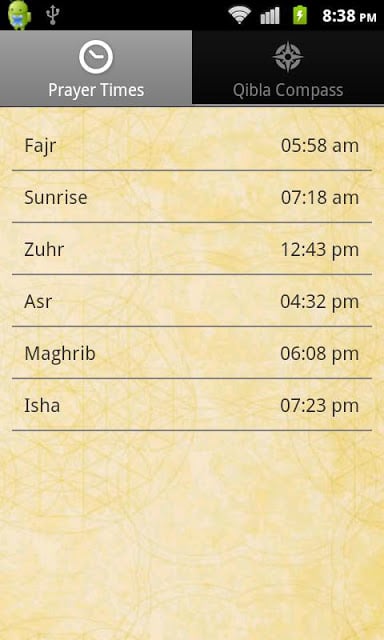 Prayer Times with Qibla Compas截图11
