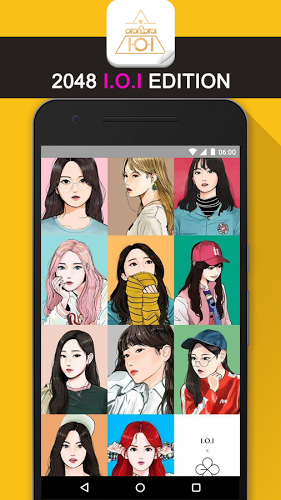 2048 I.O.I KPop Game截图1