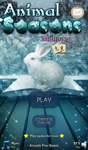 Hidden Mahjong: Animal Seasons截图1