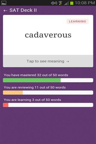 SAT词汇卡片截图1