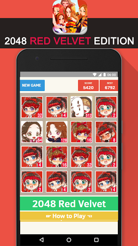 2048 Red Velvet KPop Game截图4