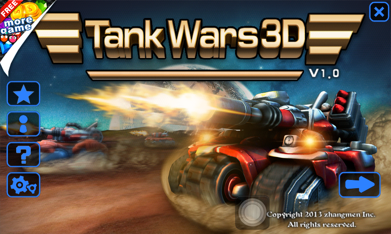 坦克大战3D:Tank World War 3D截图1