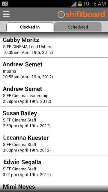 Shiftboard People Scheduling截图6