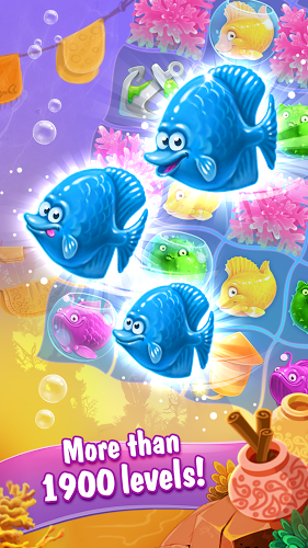 Viber Mermaid Puzzle Match 3截图2