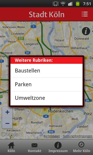 Stadt K&ouml;ln - offizielle App截图2