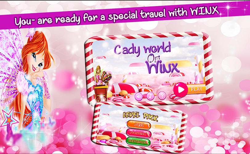 Winx candy adventure截图2