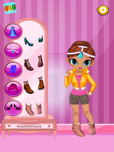 Shine princess Dress up game截图2