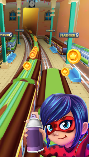 Subway Ladybug Run Surf截图3