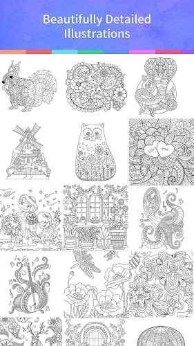 Coloring Book Adults & Kids截图4