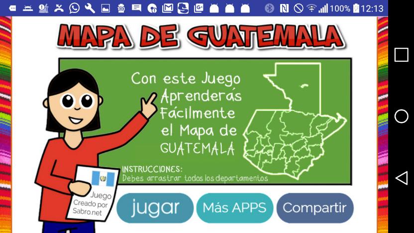 Juego Mapa de Guatemala截图1