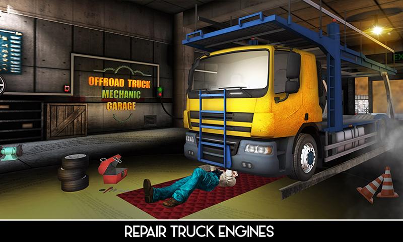 OffRoad Truck Mechanic Garage截图2