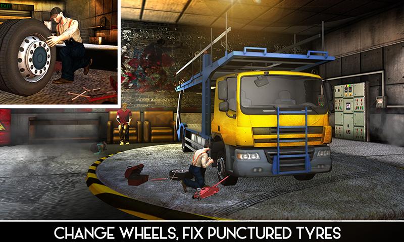 OffRoad Truck Mechanic Garage截图1