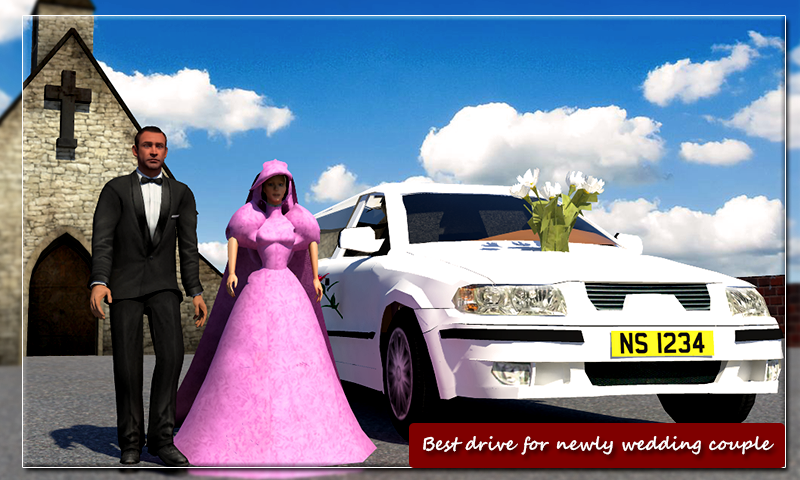 Wedding Luxury Limousine 3D截图4