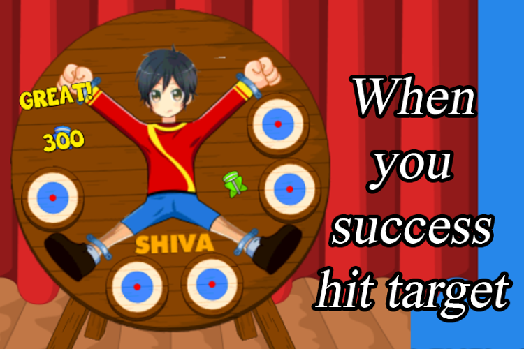 Shiva Cartoon Game Dart Wheel截图2