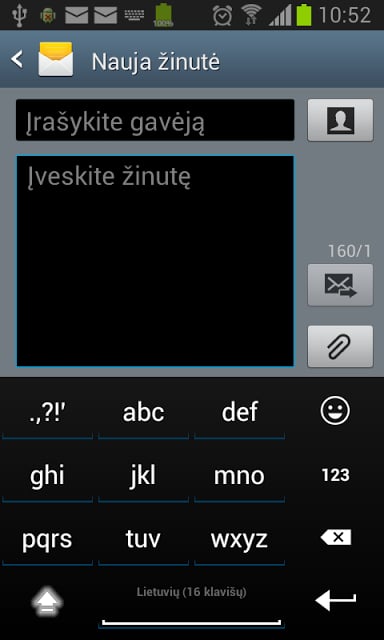 AnySoftKeyboard – Lithuanian截图1