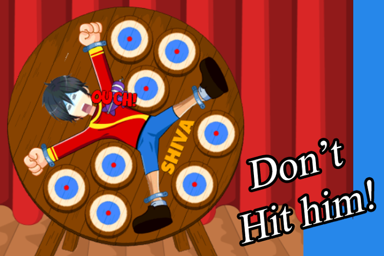 Shiva Cartoon Game Dart Wheel截图5