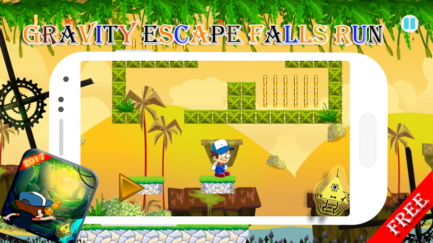 Gravity Escape Falls Run截图2