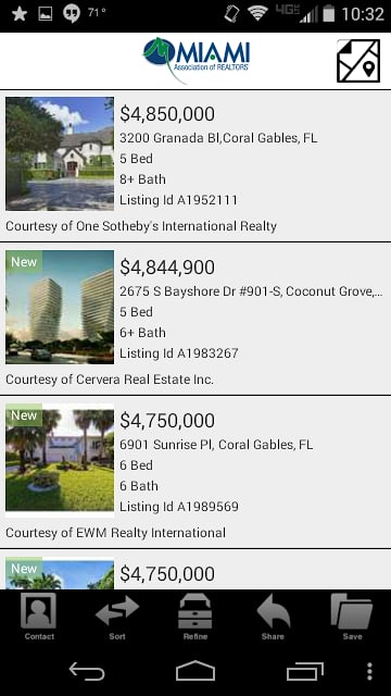 MIAMI Mobile Real Estate App截图5