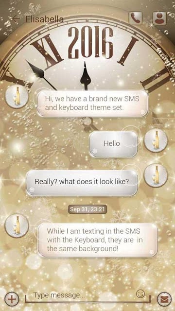 (FREE) GO SMS COUNTDOWN THEME截图1