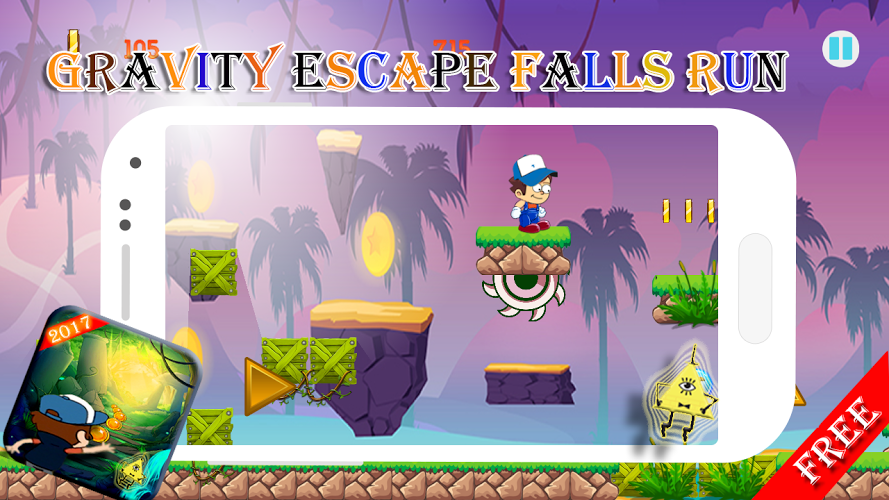 Gravity Escape Falls Run截图3