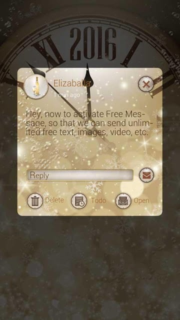 (FREE) GO SMS COUNTDOWN THEME截图3