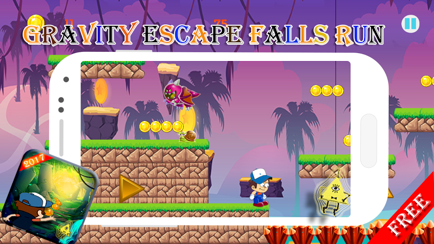 Gravity Escape Falls Run截图5