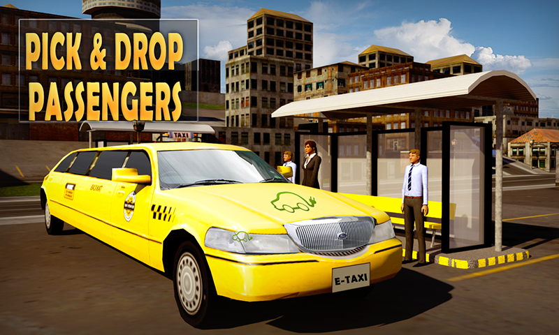 电动车出租车模拟器3D Taxi Sim 2016 game截图5