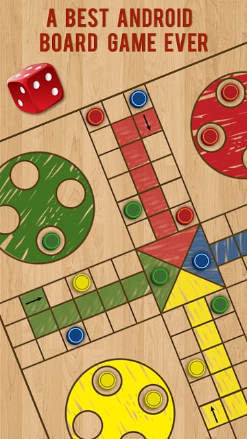 Ludo Classic - Wood Board截图5