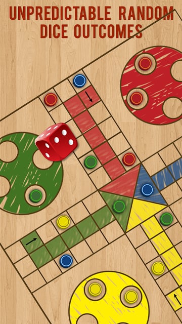 Ludo Classic - Wood Board截图1