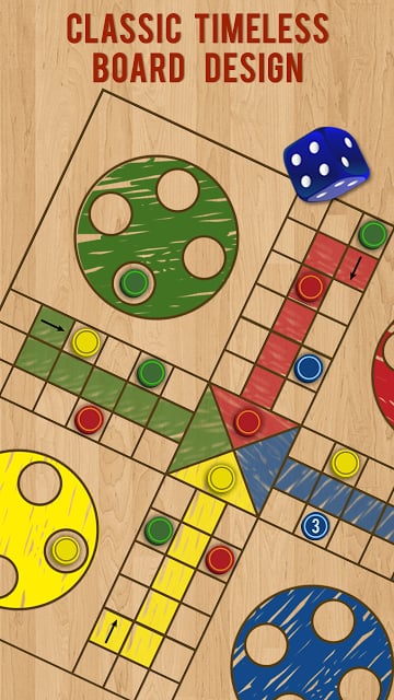 Ludo Classic - Wood Board截图2