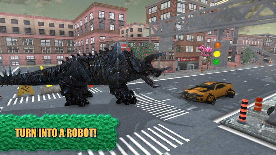 Futuristic Robot Dino Battle截图3