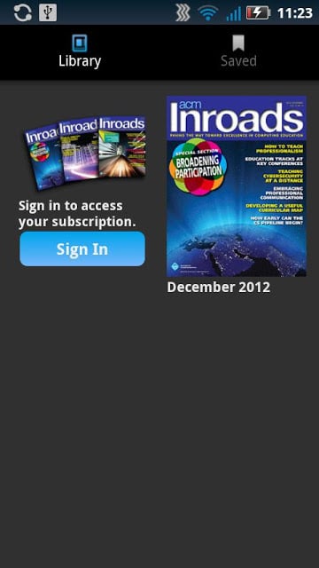 ACM Inroads Magazine截图1