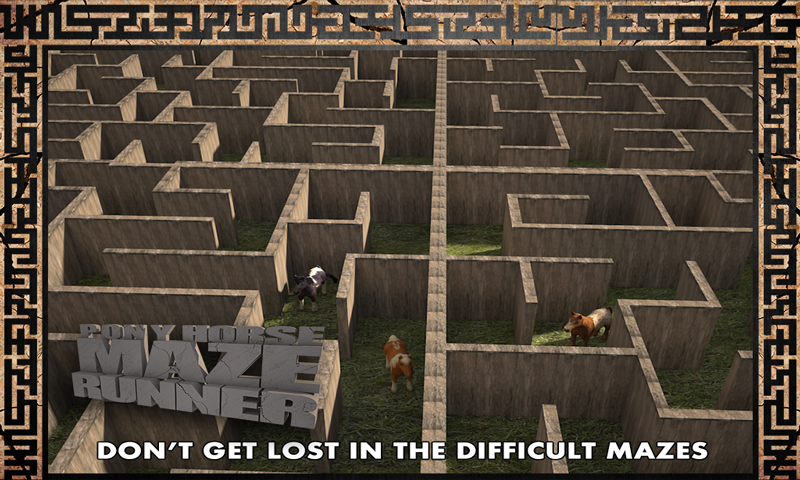 Pony Horse Maze Run Simulator截图4