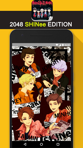 2048 SHINee KPop Game截图1