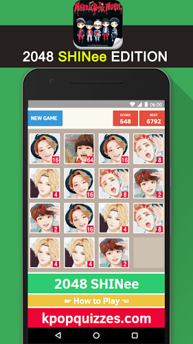 2048 SHINee KPop Game截图2