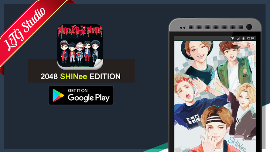 2048 SHINee KPop Game截图5