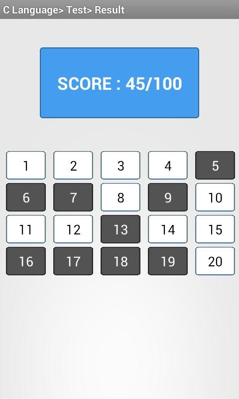 C Language Quiz截图5