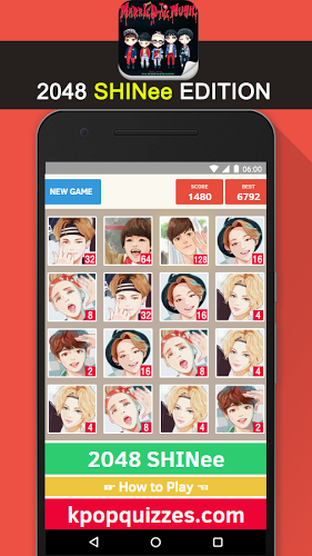 2048 SHINee KPop Game截图4