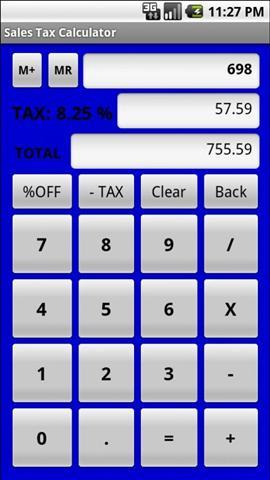 销售税计算器免费 Sales Tax Calculator Free截图1