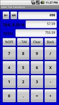 销售税计算器免费 Sales Tax Calculator Free截图