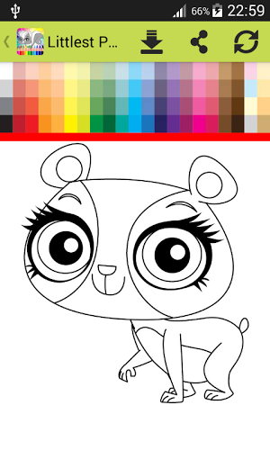 Coloring Book Little Pet Shop截图4